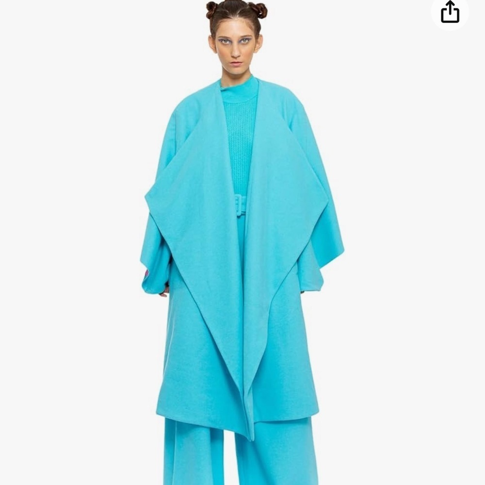 Chaouiche Western Blue Coat women's size Large